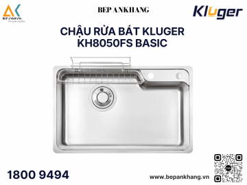 Chậu rửa bát Kluger KH8050FS Basic - Inox 304 Posco - Linen Dập Nổi